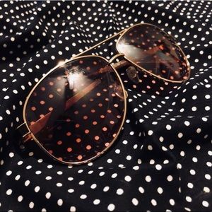 Rose Aviator Sunglasses
